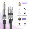 Sovvid 6FT XLR Female to 1/4 inch 6.35mm TS Mono