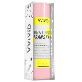 VVIViD V2 Powerplay Premium Line HTV Heat Transfer Vinyl Film (Light Pink, 1ft x 3ft)