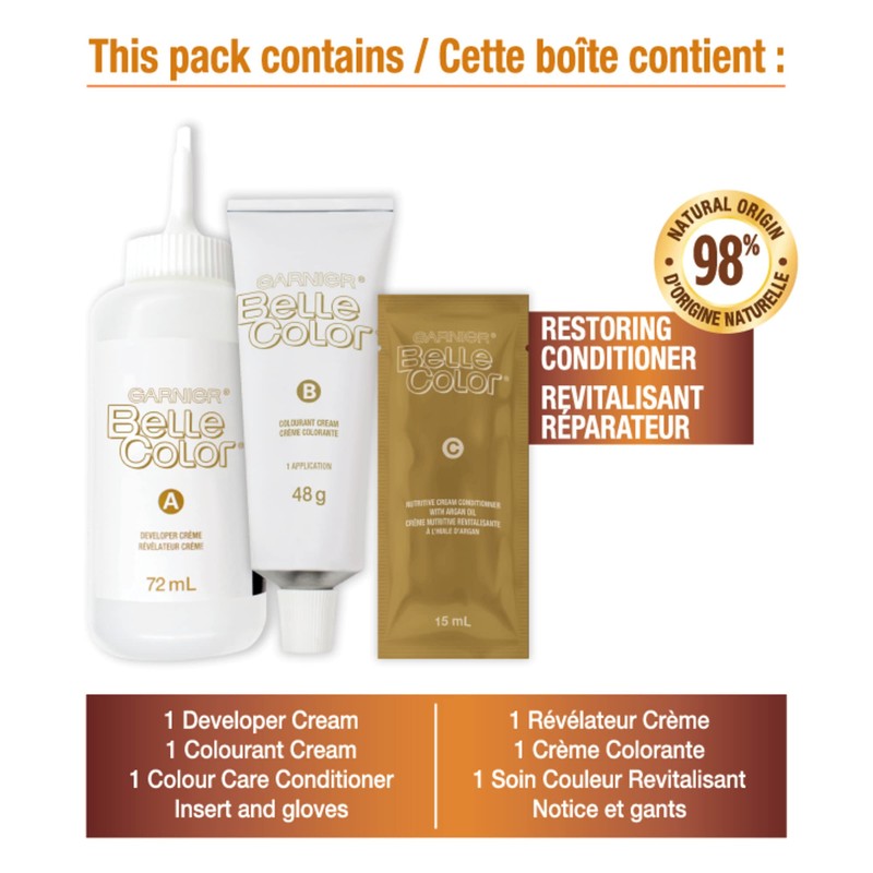 Garnier Nutrisse Cream, Permanent Hair Colour, 20 Soft Black, 100%