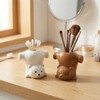 2 Pack Ceramic Toothbrush Holders, Cute Animal Tooth Brush Holder