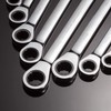 Qnkaa Ratchet Spanner Set Combination Wrench 12 Piece Metric Sizes