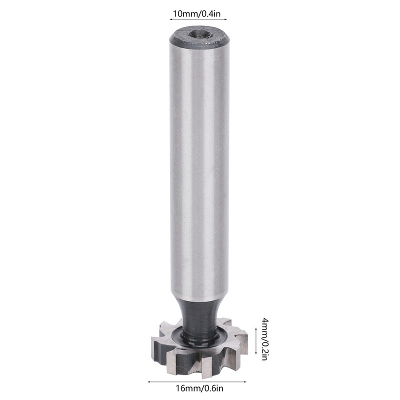 Woodruff Key Seat Cutter HSS Straight Shank TSlot Milling Cutter