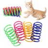 SEMINISMAR Cat Toy, Interactive Cat Spring, Plastic Spiral Springs, Toy