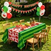 4 Pack Watermelon Rind Tablecloth Green Melon Rectangle Table Cloth