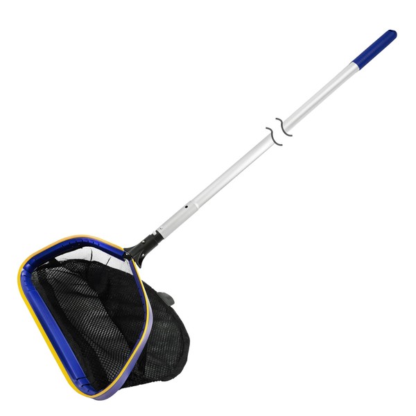 Poolvio Pool Deep Skimmer Net with 3ft - 10ft 1.0mm