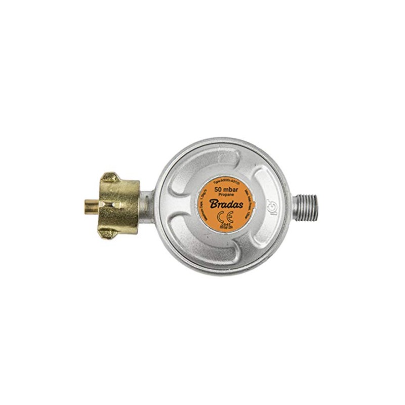 Propane Gas Connection (Pressure Regulator) 50 mbar with External Thread