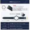 BINLUN Leather Watch Band, Inner Rubber, Breathable, Hybrid, Quick Release