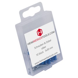 Gedotec Aluminium Transition Profile With Holes, Aluminium End Profile, Height Compensation Floor Strip, Silver Anodised, Cover Strip, Transition Rail For Screwing, Pack of 1 x 100 cm