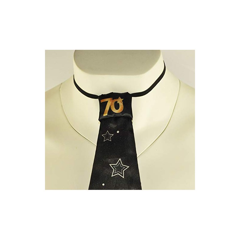 Happium Happy Birthday Black Gold Tie - Party By Age
