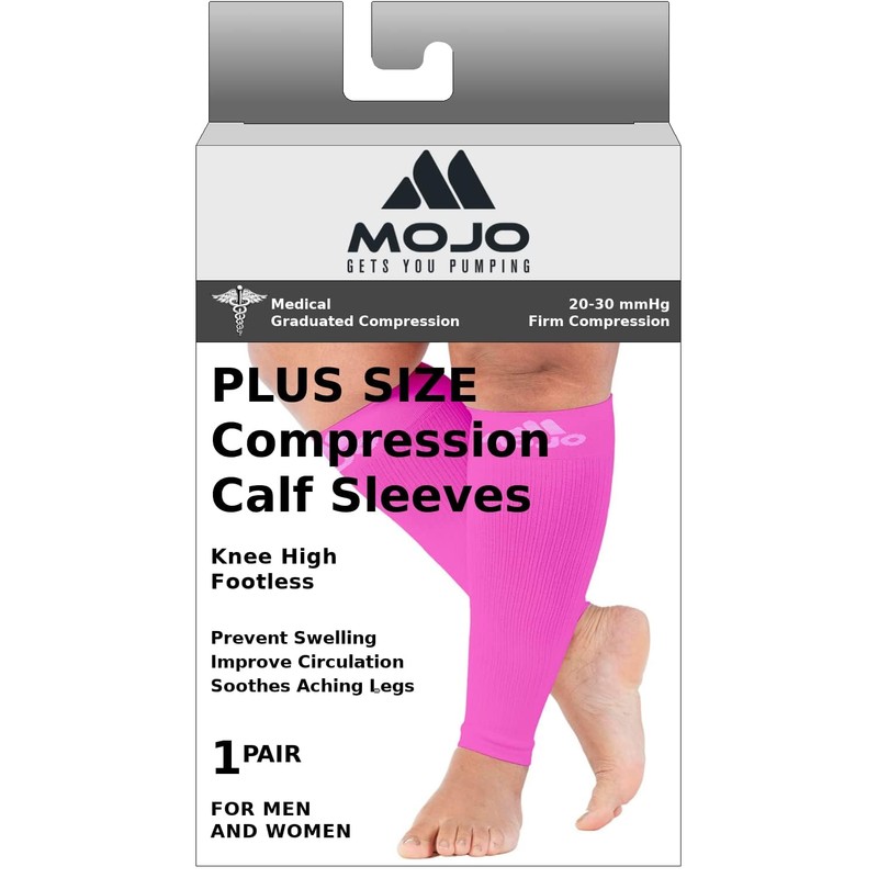 Mojo - Compression Socks Footless for Women and Men 20-30mmHg