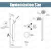 Aolemi Shower Faucet Set with Tub Spout Rain Shower Head