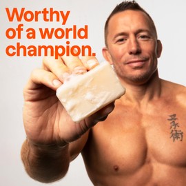 ATTITUDE Bar Soap Body Wash for Men, For Body and Hands, 99% Natural Origin Ingredients with Avocado Oil, EWG Verified, Patchouli & Bourbon, 4 Oz (Pack of 6)