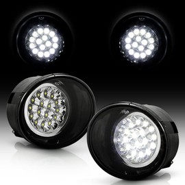 ACANII - For 2004-2015 Nissan Titan 2004-2007 Armada Full LED Bumper Fog Lights Lamps Assembly Driver & Passenger Side