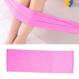 Back Scrubber for Shower Bath, Washcloth, Back Scrubber for Shower Towel, Exfoliation, Bath, Body Brush, Exfoliation, Body Scrub, Washcloth for Men and Women, Elastic (Rose Red)