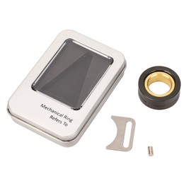 Metal Rings Fidget Toy Stress Relief Round Portable Metal Magnetic Rings Toy for Daily Use