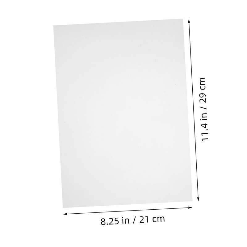 BUGUUYO 10 Pack Rigid Plastic Sheets Acryllic Film for Frame