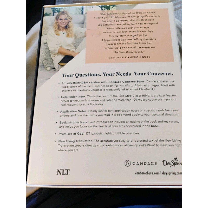 One Step Closer Bible Pink, Thumb Indexed