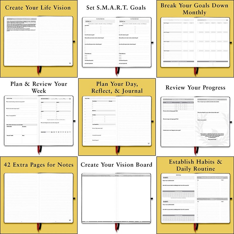 The Phoenix Journal - Best Daily Goal Planner, Organizer, &