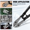 WORKPRO W017004A Bolt Cutter, Bi-Material Handle with Soft Rubber Grip,