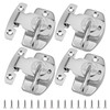 4Pcs Align-N-Lock Dining Table Locks, Heavy Duty Metal Spring Dining