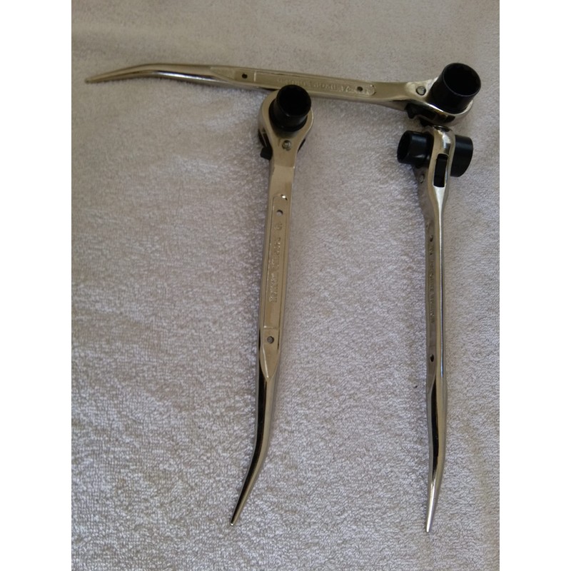 Scaffolding Ratchet Spanners Tools 19&21,17&21,19&24 mm with BBI Safety Tools