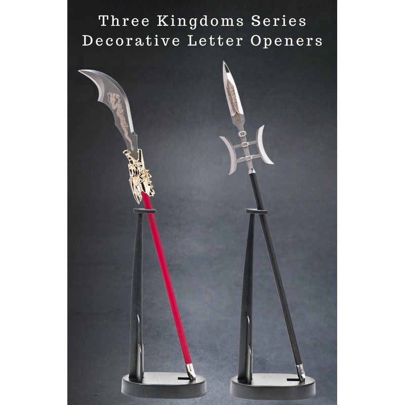 Wablade Three Kingdoms Letter Opener for Desk and Office Display,