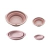 2 Pack Multi-Purpose Folding Collapsible Wash Basin(Pink)