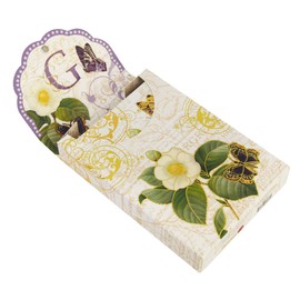 Punch Studio Greeting Card Set Pouch Box Initial