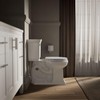 KOHLER 20111-0 Brevia, Slow Close Toilet Seat, Round Toilet Seat,