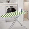 Gzzxiailg Green White Stripe Ironing Board Cover Standard Size, Resist