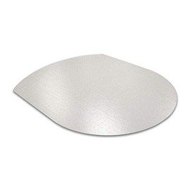 Floortex Polycarbonate Contoured Chair Mat 39" x 49" for Low/Medium Pile Carpets
