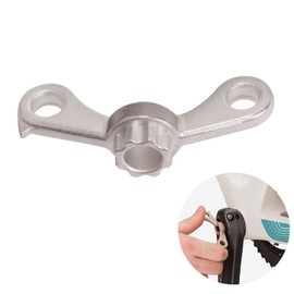 Batheidon Bicycle Crank Removal Tool 2-in-1, Crank Puller for Shimano HollowTech II, Chrome-Plated Tool for Disassembly and Installation of Crank Covers, Includes Hook for Quick Removal