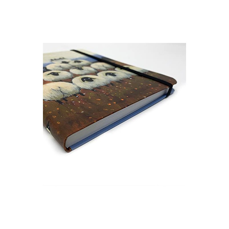 "Eejits" Flexible Pocket Notebook by Thomas Joseph - Funny Sheep