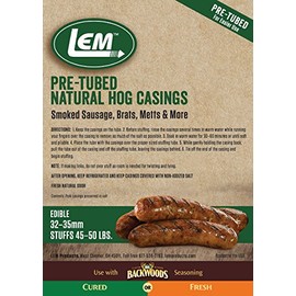 LEM Products 1241 Pre-Tubed Hog Casings 50 pounds