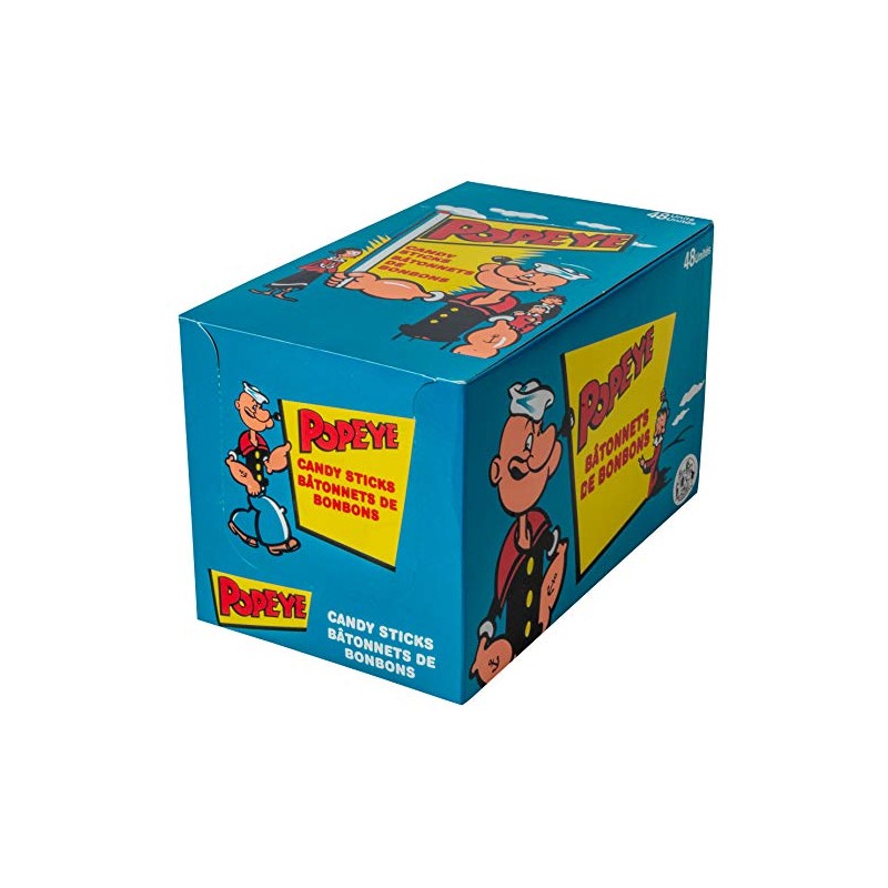 POPEYE Candy STICKS 16g per box 48ct {Imported from Canada}