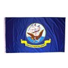 High Supply US Navy 3x5 Flag, Polyester, Double Stitched Edges,