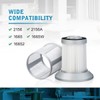 Replacement Filters Compatible With Bissell 2156A, 1665, 16652, 1665W Zing