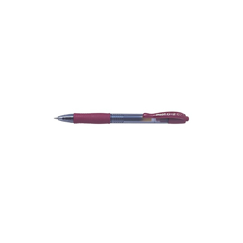 Pilot G2 07 Dark Red Fine Retractable Gel Ink Pen