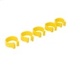 100PCS Chicken Ankle Rings Reusable Plastic Duck Leg Bands Clips