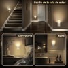 2 Lámparas de Noche con Sensor de Luz, Detecta Automáticamente