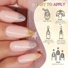 Makartt Gel Nail Polish Set 8ml 2 Colors Reflective Glitter