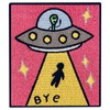 Goodbye Earth Unidentified Flying Object X File Embroidered Badge Iron