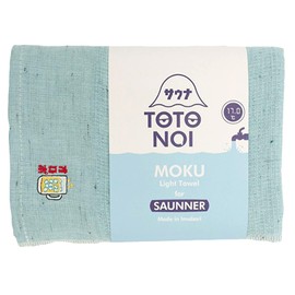 Contex Sauna MOKU <54124-105> Bath Towel, L Size, Oropo (Aqua)