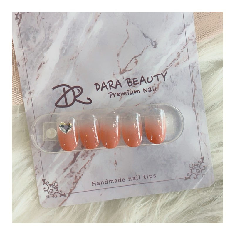 Next day delivery⭐Autumn gradient heart nail⭐ / 다음날 발송⭐가을 그라데이션