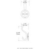 Franklin Brass (1-Pack) Coat and Hat Wall Hooks Double Hooks