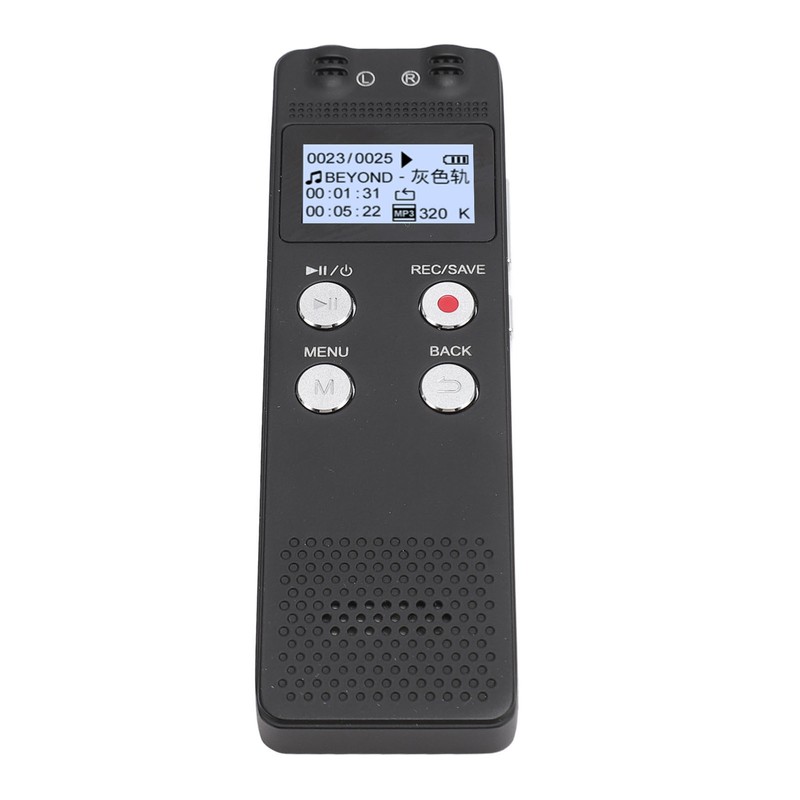 Digital Voice Recorder Multifunction Clear Sound One Click Recording MP3