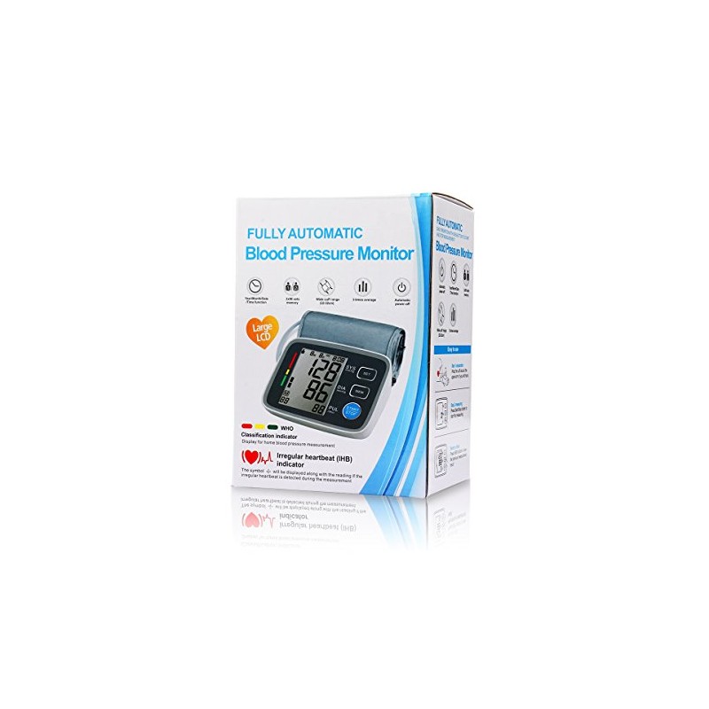 Large LCD Professional Upper Arm Automatic Digital Blood Pressure Monitor