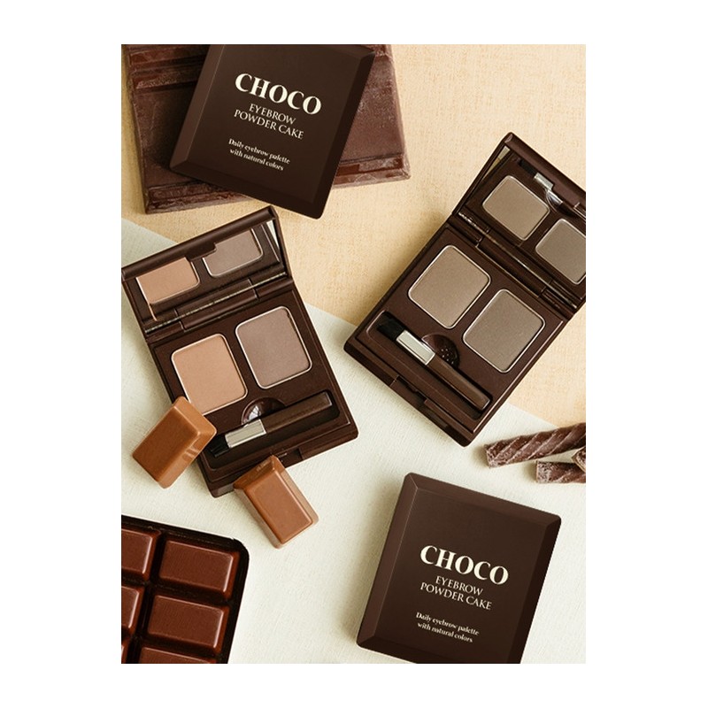 [1+1] Chocolate Eyebrow Powder Cake No. 1-2 / [1+1] 초코