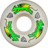 Powell Peralta Nano Rat Dragon Formula 93A Skateboard Wheel, White,