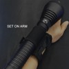 Diving Flashlight Glove, Hand Flashlight Holster Adjustable Portable Underwater Torch